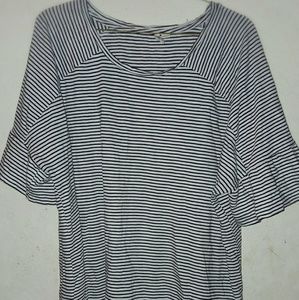 Striped Dressy Blouse